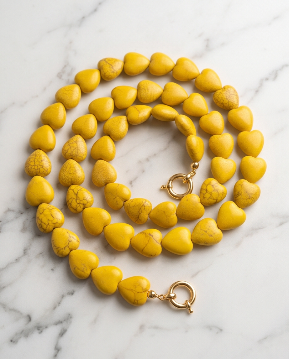 Collar Amarillo Fósil