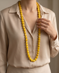 Collar Amarillo Fósil