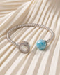 Pulsera Larimar y cristales
